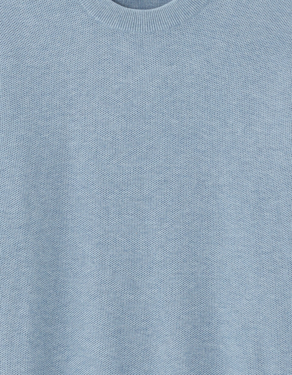 Pull col rond 100% coton - écru | be normal