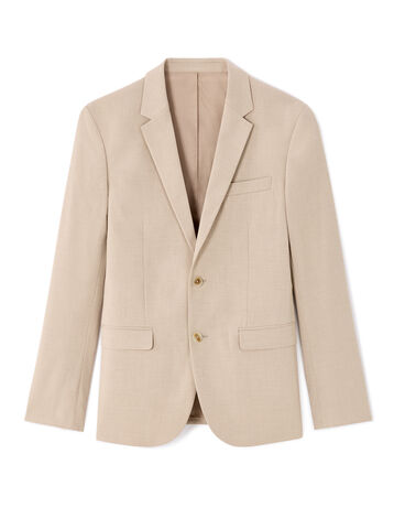 Veste de costume slim stretch - beige