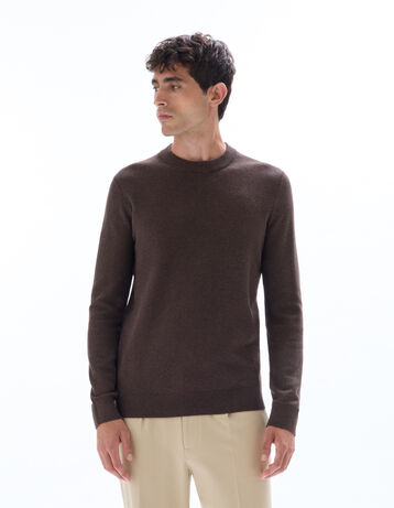 Sweat Pull Celio Homme – Marron – Taille M – 100% Coton – Longues Manches
