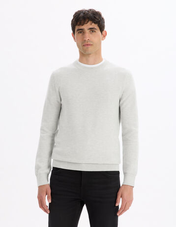 Pull Celio Col Rond Patchwork Indigo Fecatch - Taille L - Neuf Sans étiquette - Style Décontracté