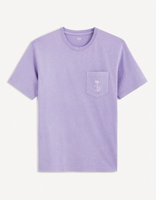 TEE-SHIRT COL ROND EN COTON GAMIPY - AMERICAN VINTAGE pour HOMME