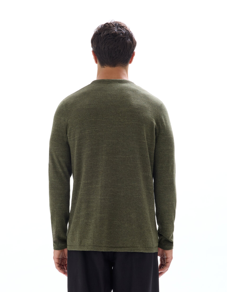 Pull texturé en coton mélangé – Beige – Homme – ARKET CH