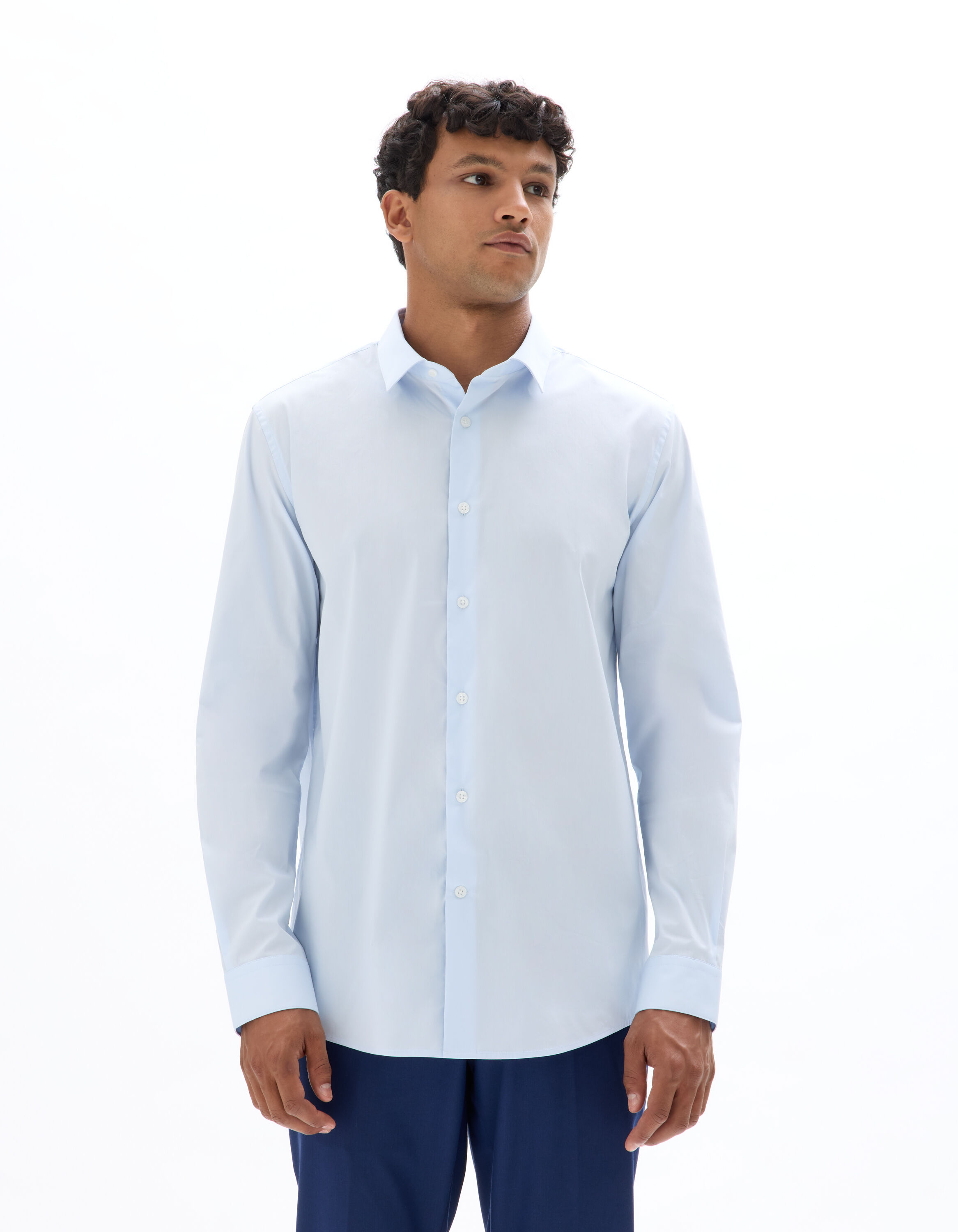 LL Bean - Grande chemise de pêche en nylon bleue pour homme LL Bean - Grande chemise de pêche en nylon bleue pour homme