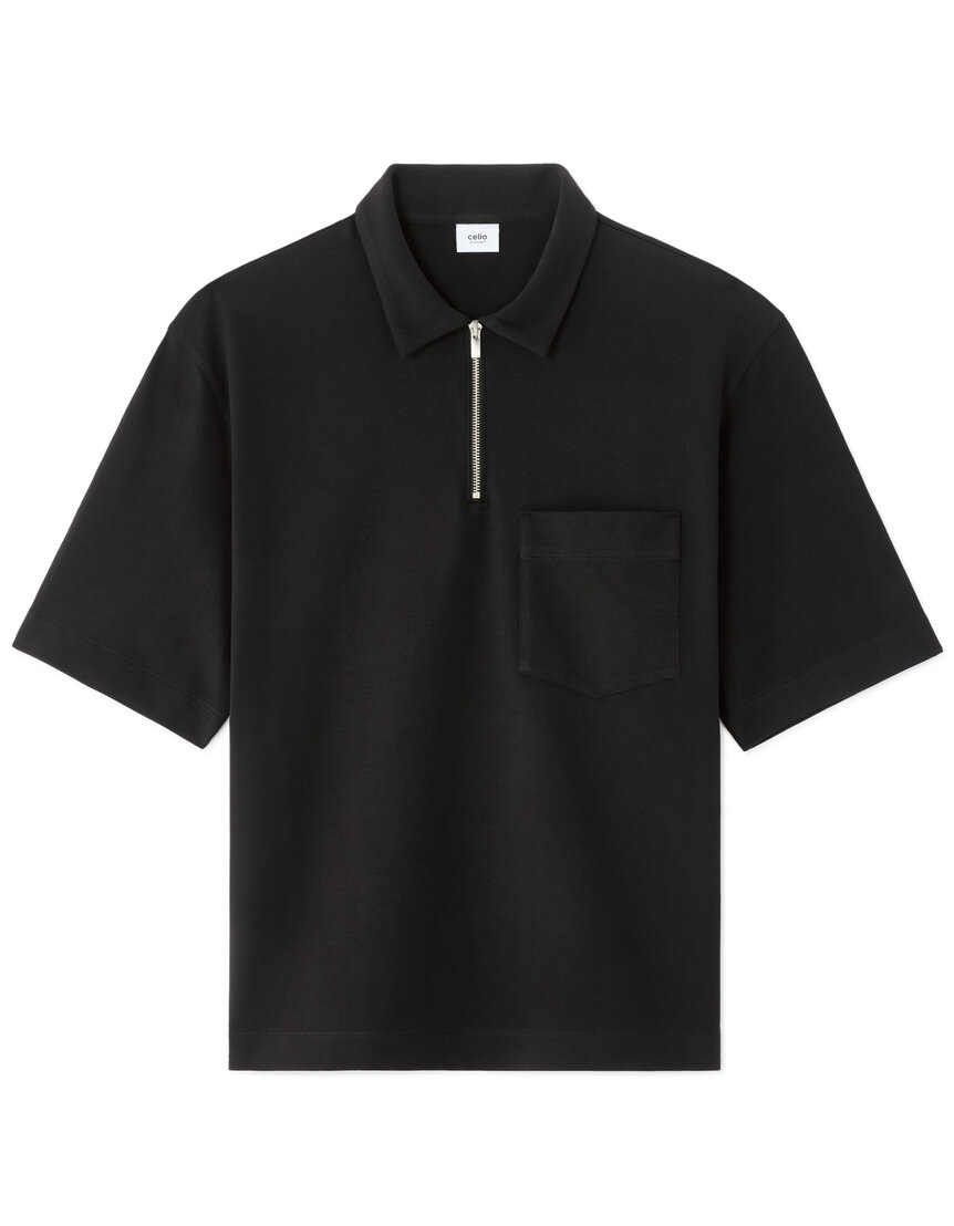 Polo Noir Homme Celio polo-noir-homme-celio