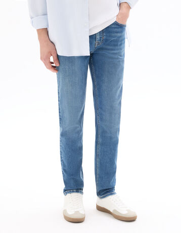 Pantaloni in jeans slim fit da uomo neri MP0066N