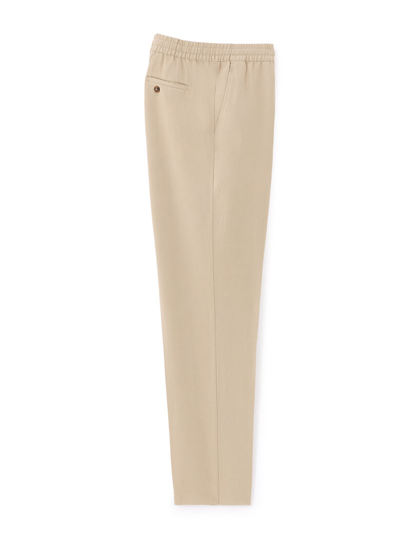 Pantalon Slim GARDEUR En Coton Beige Stretch – Taille 40 FR, Occasion Très Bon état