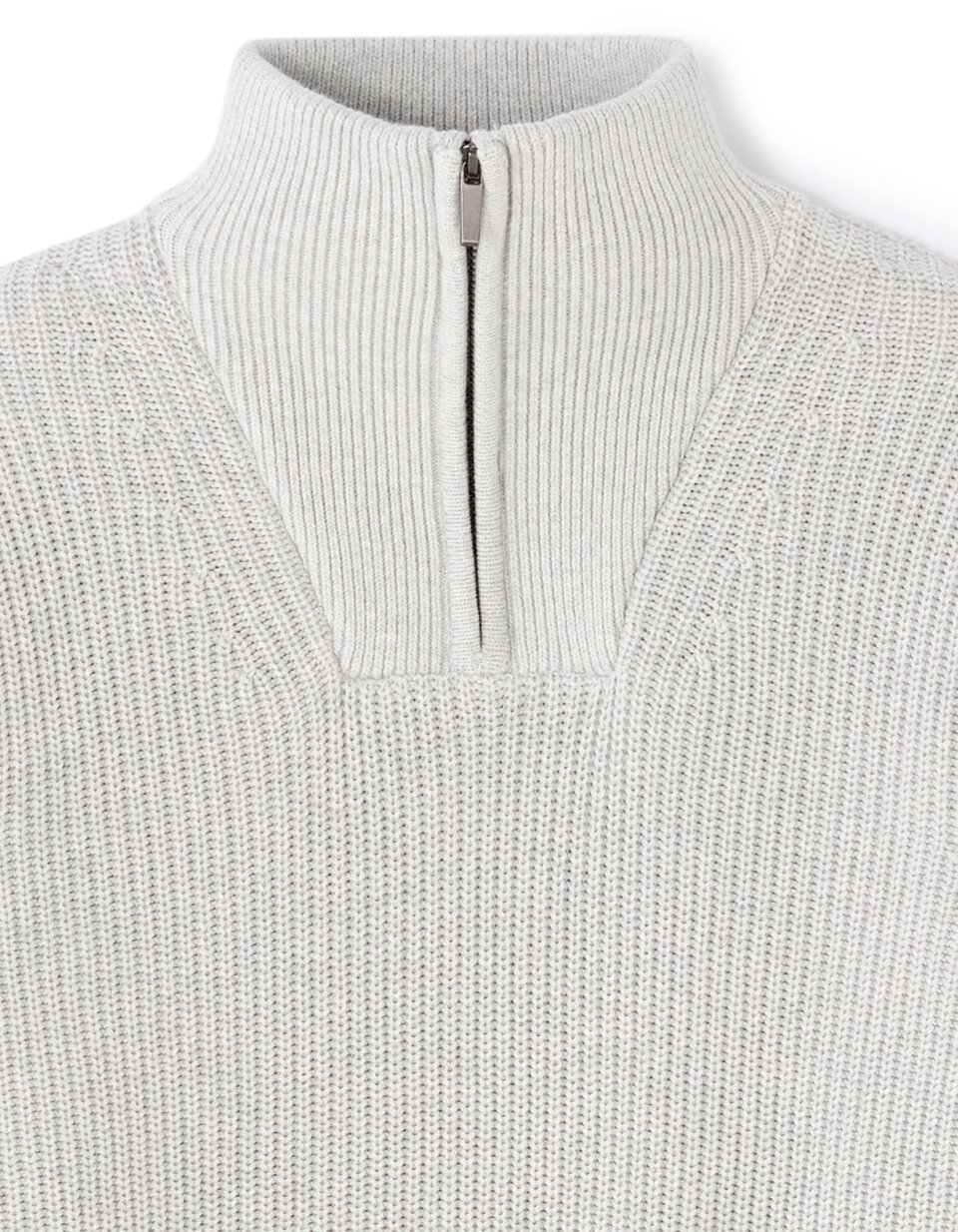 Pull Gris à Col Zippé Celio - Taille XL - Composition Coton/polyamide/viscose - Occasion Très Bon état