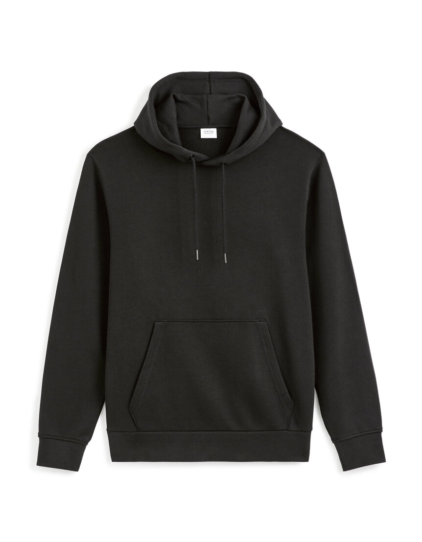 Hoodie Sale Sudadera Yoga Hombre Negro Jaspeado Suave Cu00e1lida