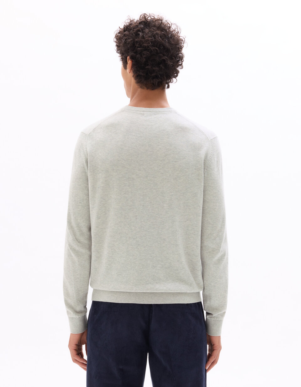 Pull Garçon TU En Coton Gris | Taille 12 Ans | Col Rond | Occasion Très Bon état