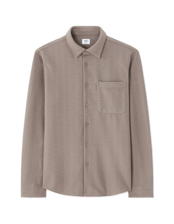 Chemise Homme Celio Slim Fit Taille S - Manches Longues, Gris/bleu à Carreaux, Occasion Très Bon état