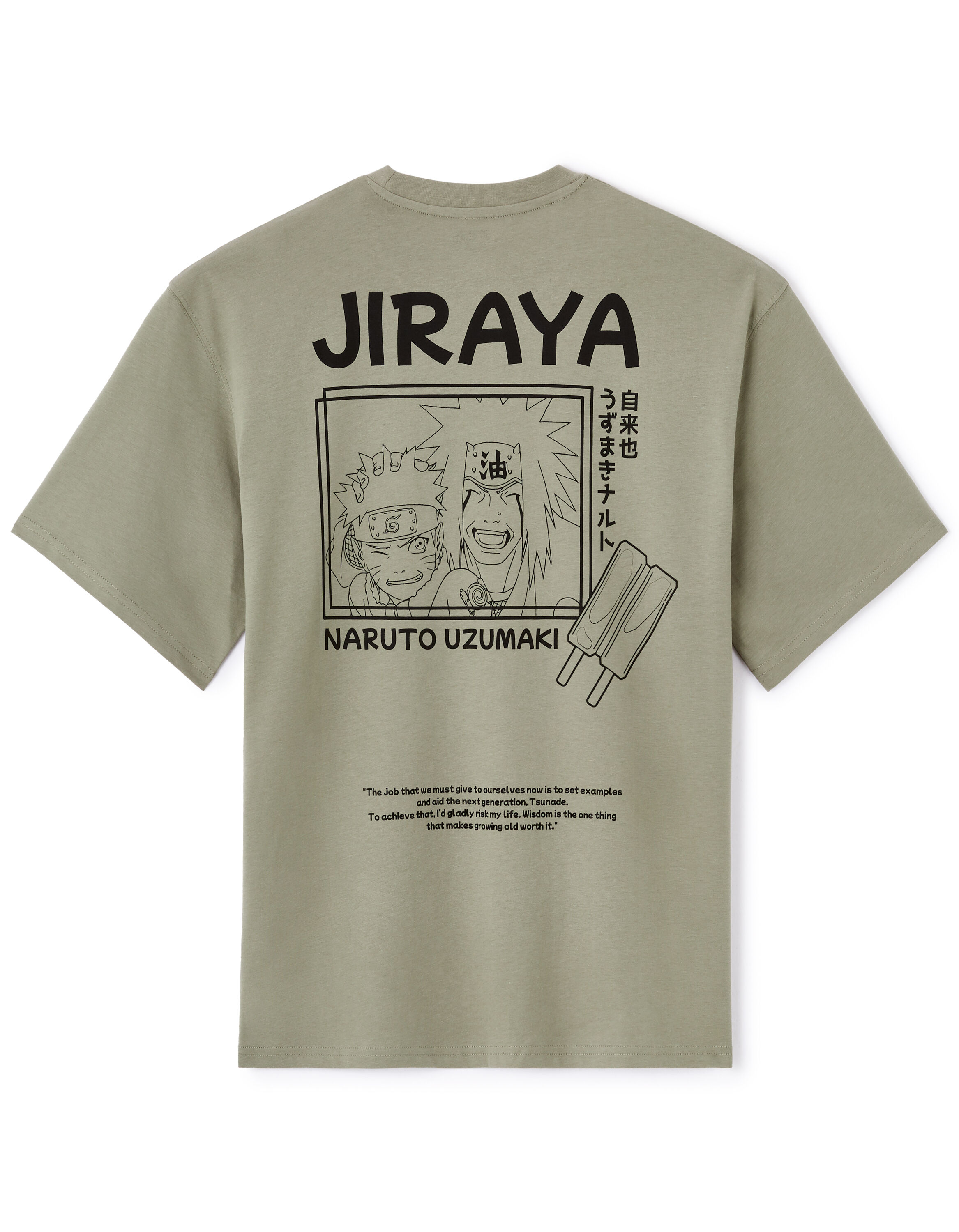 Naruto Shippûden Pull Naruto Celio Naruto Shippûden T-shirt Kaki