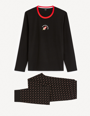 Ensemble De Pyjama Pour Homme DiULi Ensemble Pyjama Haut U00e0 Col