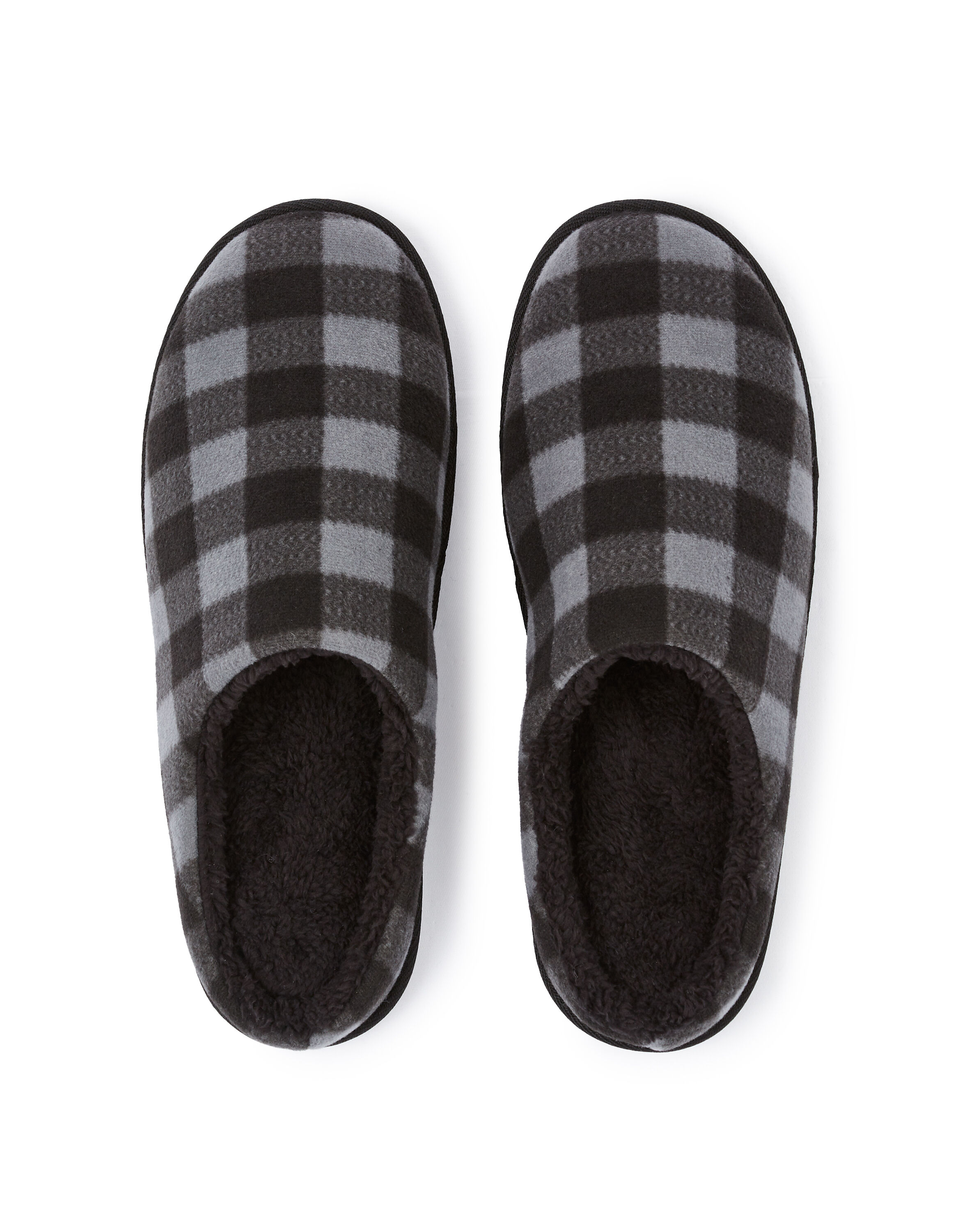 Paar slipper pantoffels zwart