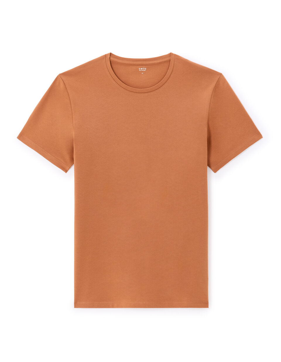 T-shirt Basique Homme Col Rond - Coton Stretch Slim Fit, Multiples Tailles Et Coloris