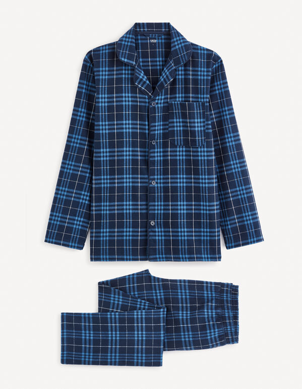 pyjama 100% coton - marine