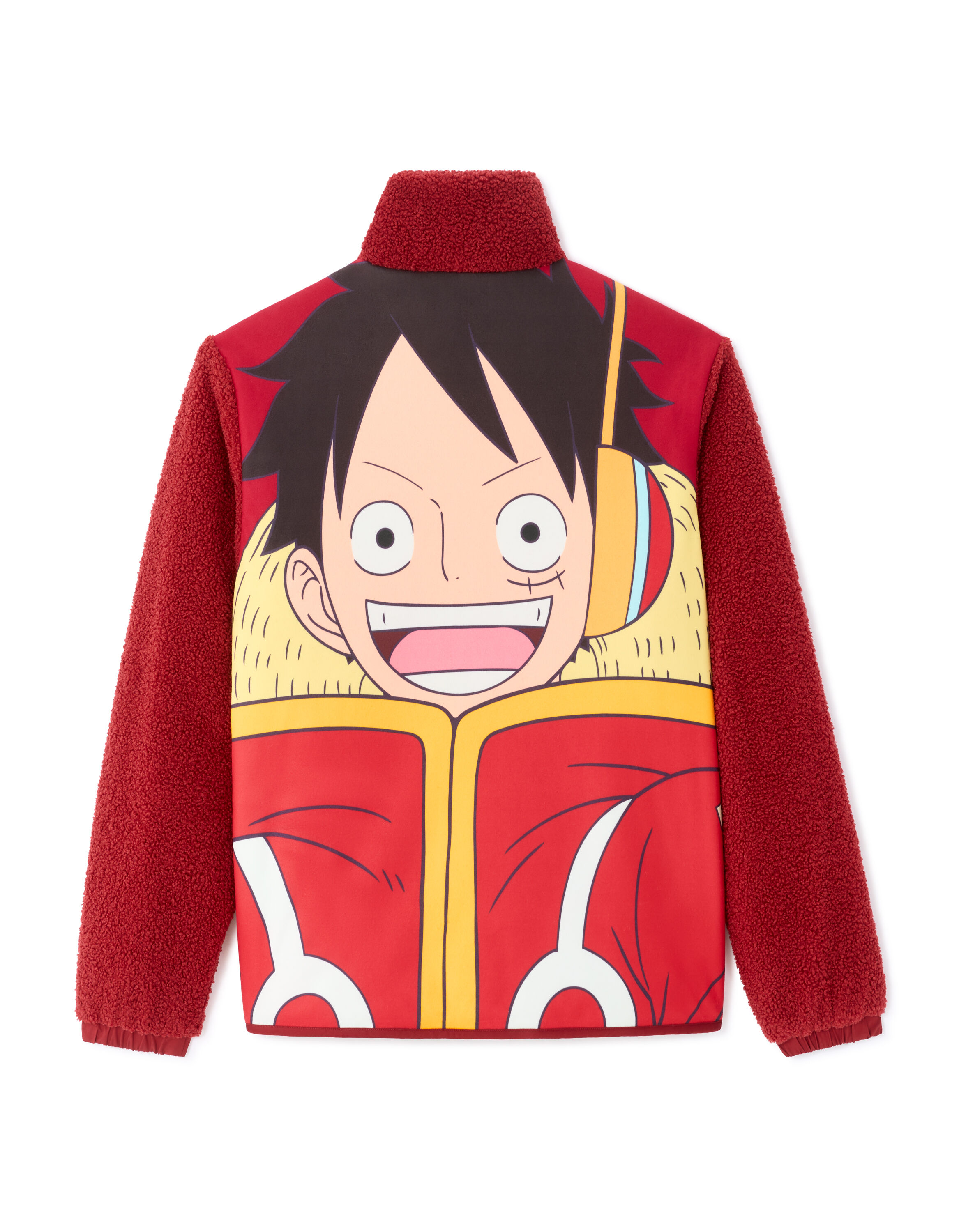 One Piece - Red Sherpa Jacket | celio be normal