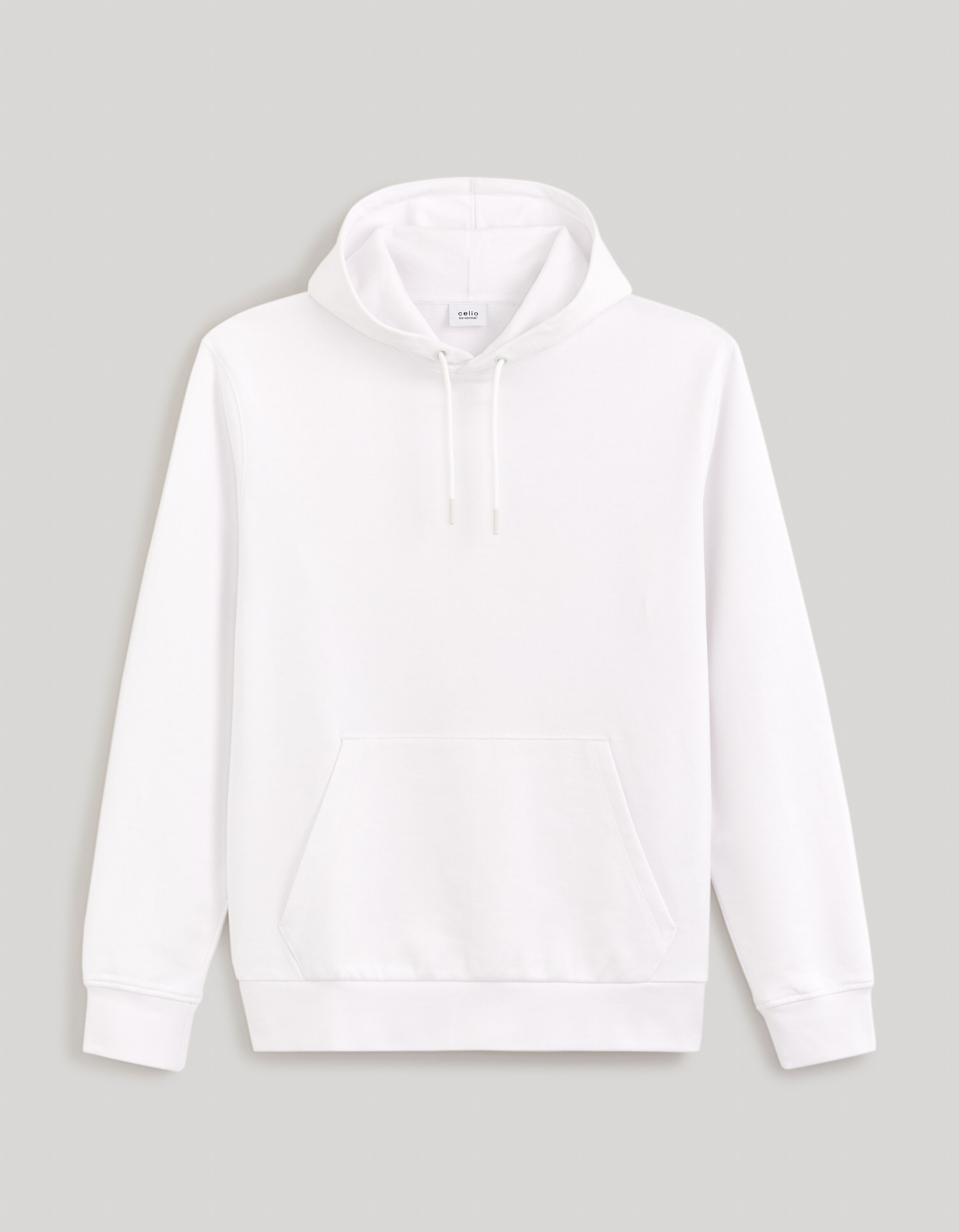 Sweat à Capuche Superdry Pour Homme - Blanc Classique - Confort Coton - Style Décontracté
