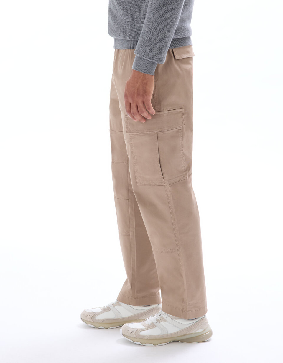 Pantalon Droit Esprit Stretch Beige - Taille 44/32 - État Comme Neuf - Occasion
