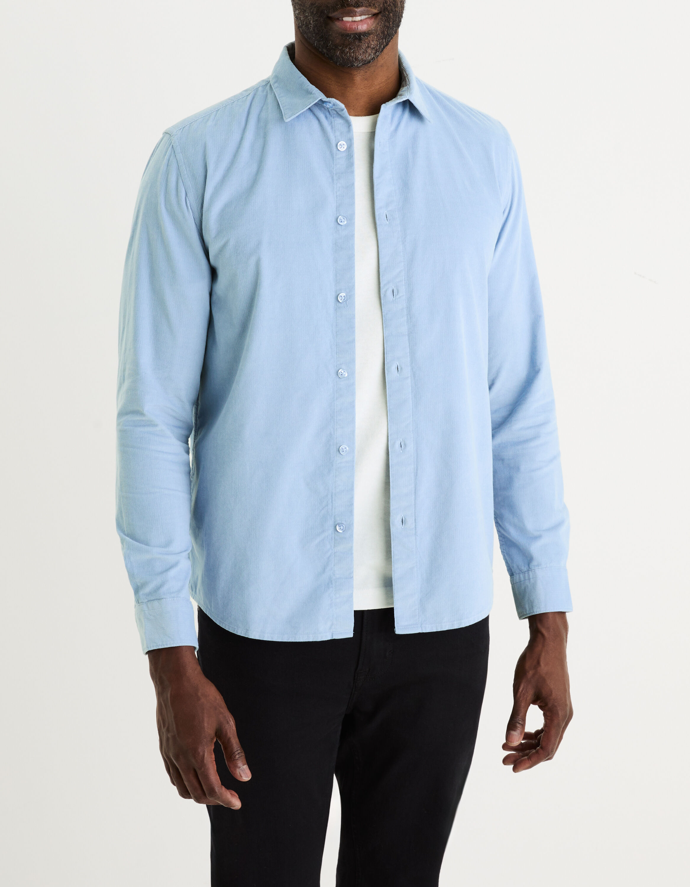 Chemise velours on sale homme celio