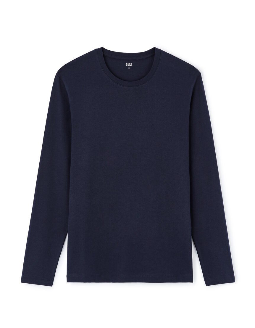 T-shirt manches longues - marine