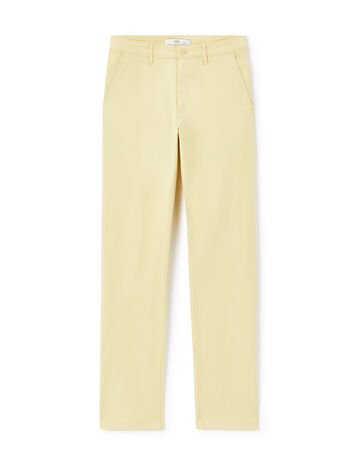 Pantalon Chino Femme Caroll Taille 42 - Couleur Orange/jaune, En Coton élastane, Occasion Très Propre