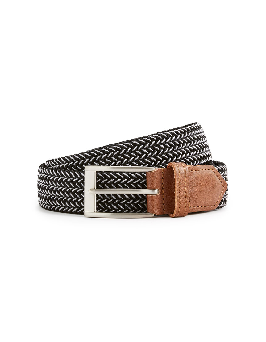 Ceinture Homme Celio Noir Taille 105/115 Cm - Occasion Très Bon État