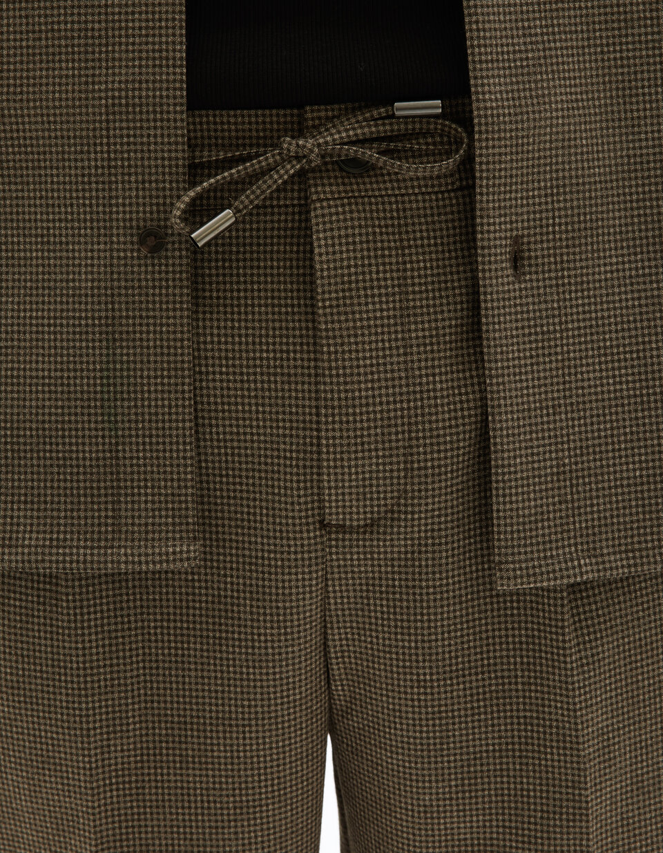 24H straight-leg trousers with a chipmunk pattern - brown | celio be normal