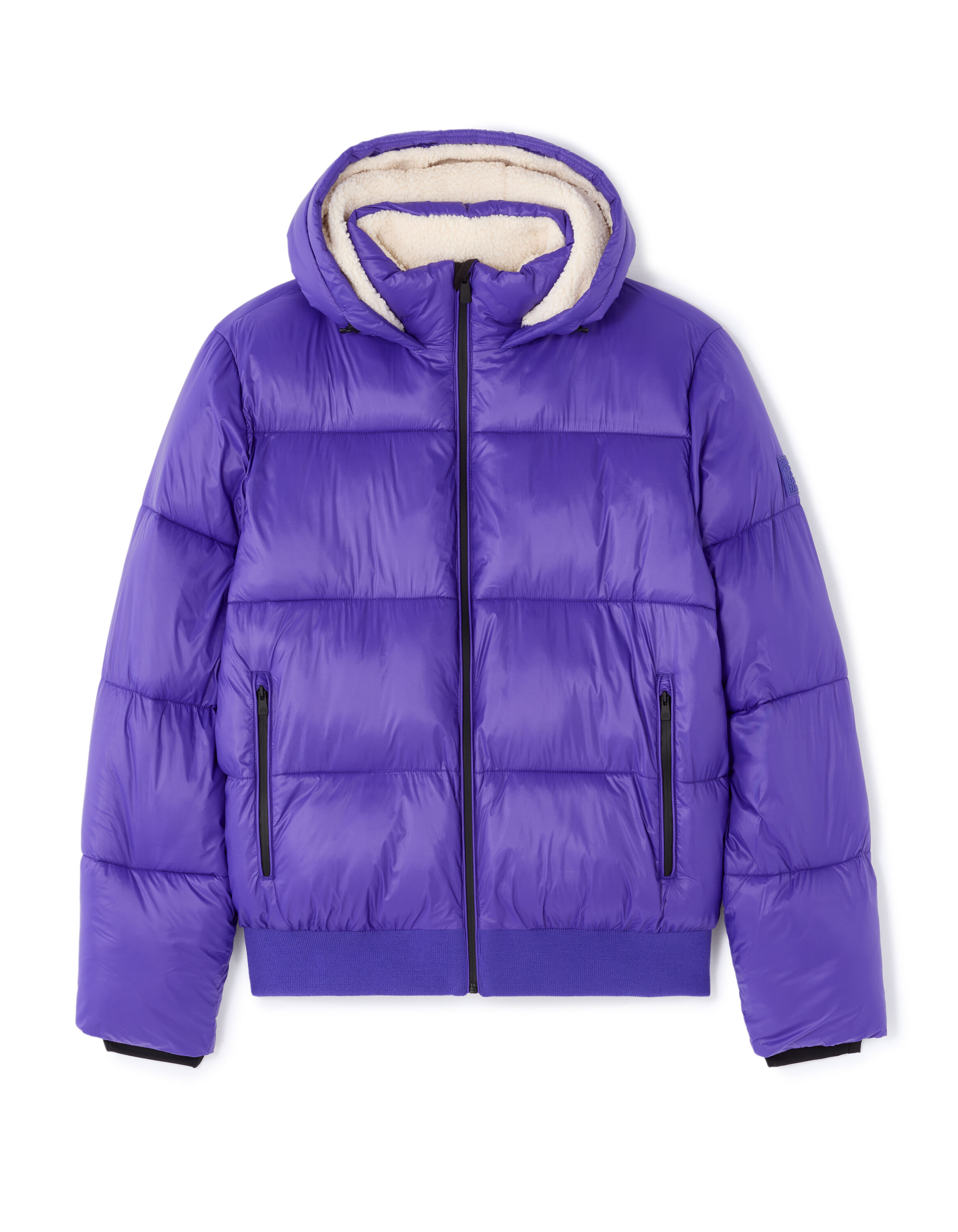Chamonix-Mont-Blanc x Manish - Purple sherpa-lined down jacket