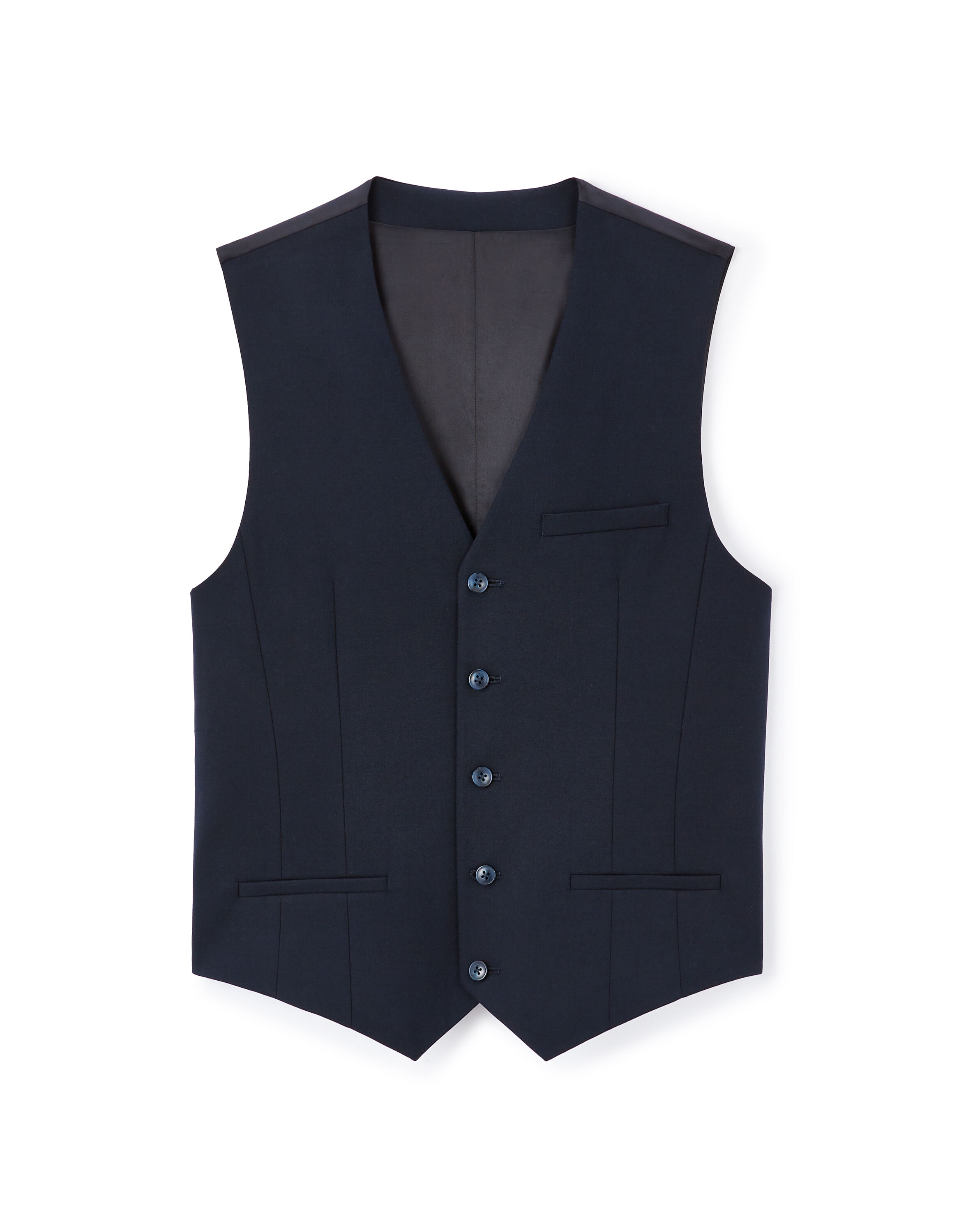 celio Gilet de costume slim stretch marine Outlet en ligne