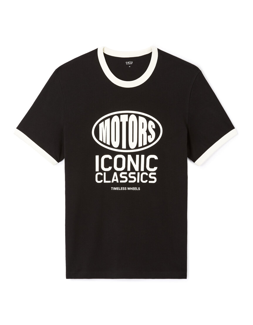 John Richmond T-shirt imprimé - black/noir - (Seconde main