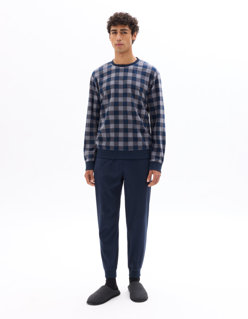 Pantalon Pyjama Homme à Carreaux TOFOTL - Pantalon Confort Doux Et Chaud Pour Nuit Et Détente