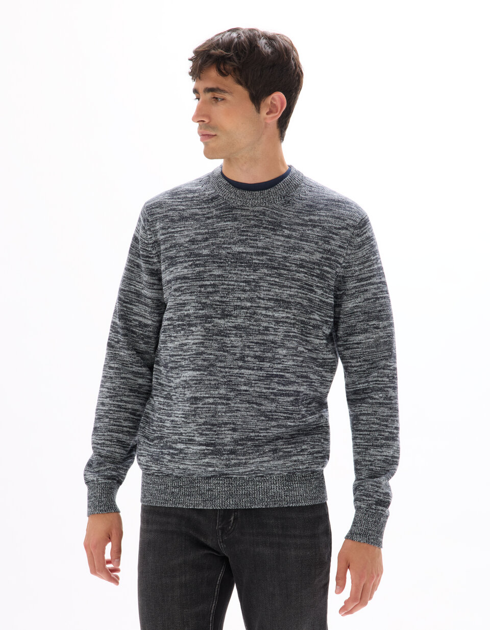 Pull Homme CELIO CASUAL Taille S - Burlington - Col V à Carreaux Multicolore