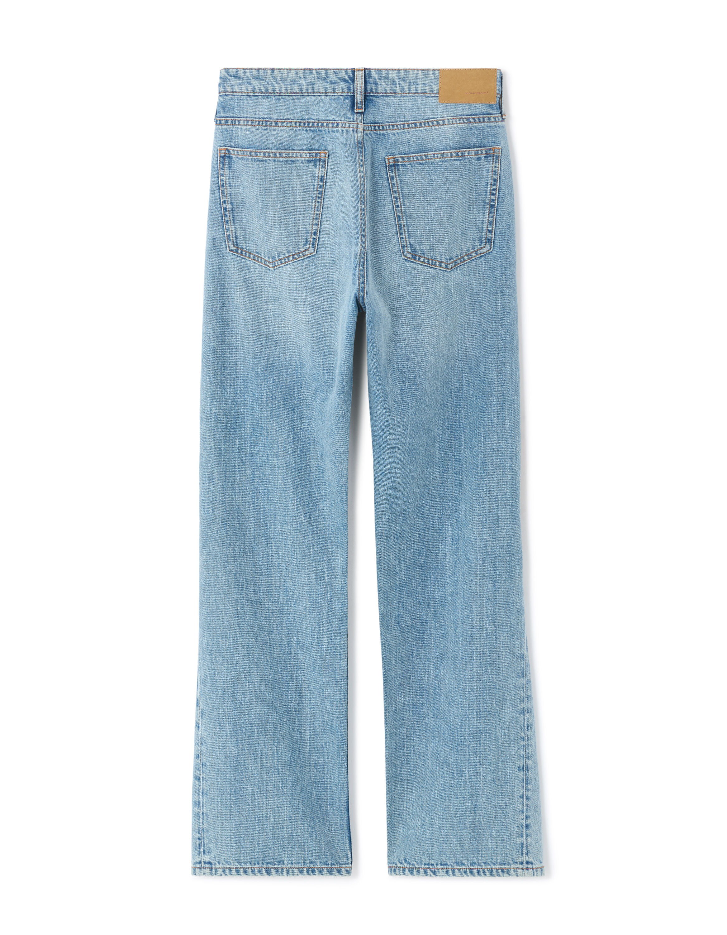Flare Jeans 100% Cotton - Light Blue | celio be normal