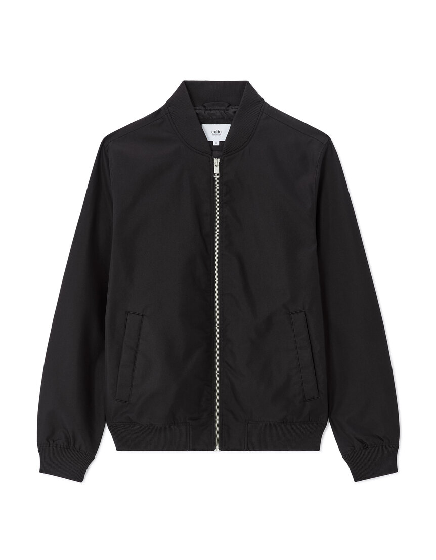Blouson Bombers Camaïeu Pour Fille – Noir Et Blanc, Taille M, En Très Bon état Occasion