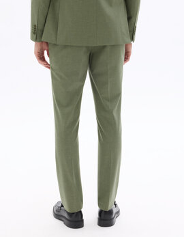 Slim Fit Bi-Stretch Suit Pants - Light Green | celio be normal Slim Fit Bi-Stretch Suit Pants - Light Green | celio be normal