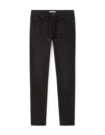Jean jog slim coton stretch - noir