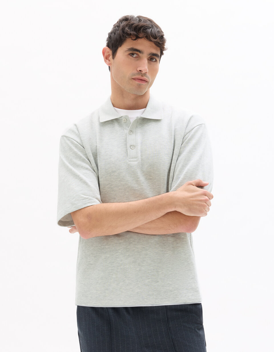 T-shirt Premium Co. French Terry Homme - Taille M - Corail - Neuf Avec étiquettes - Fabriqué USA