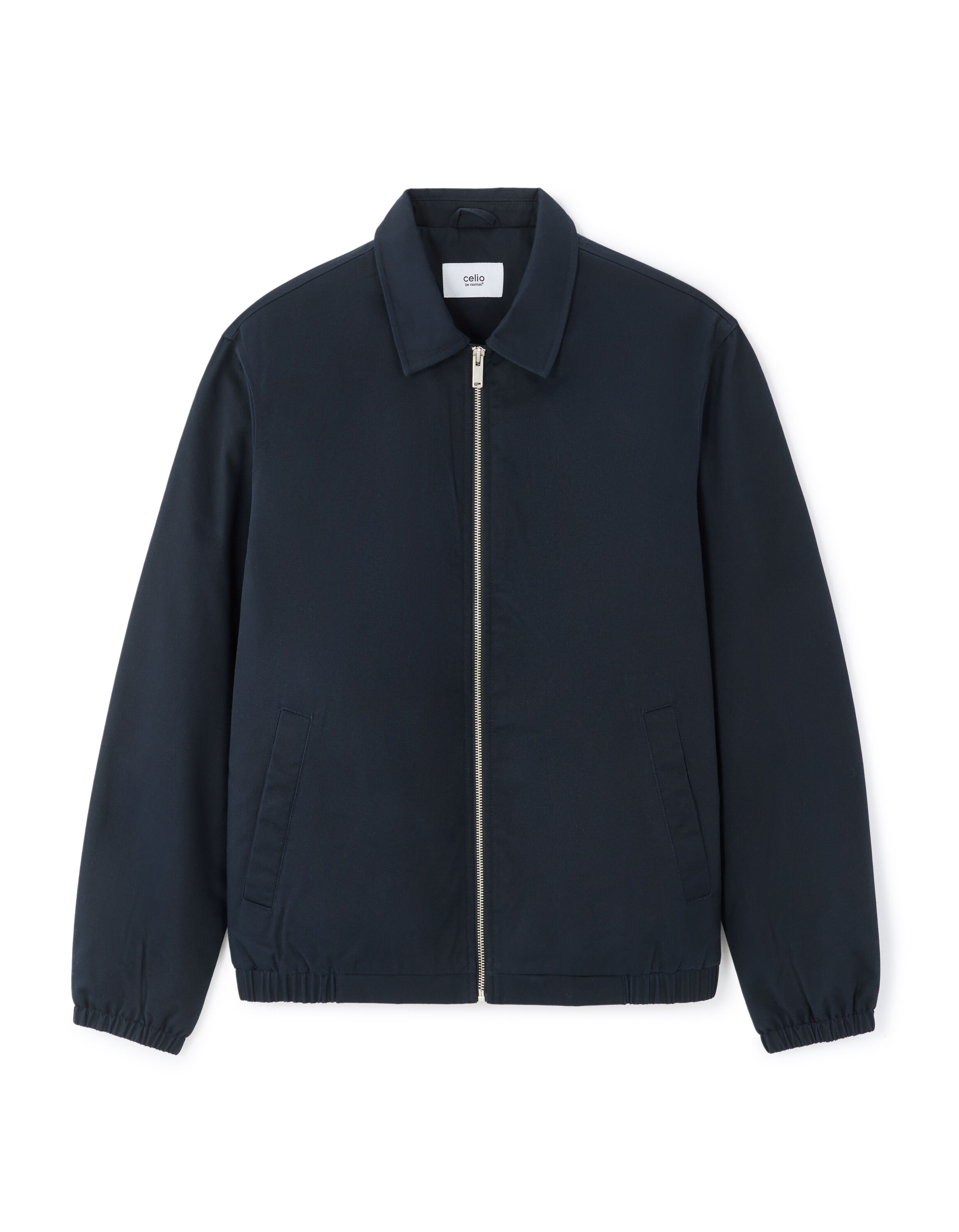 Navy Shirt Collar Jacket | celio be normal