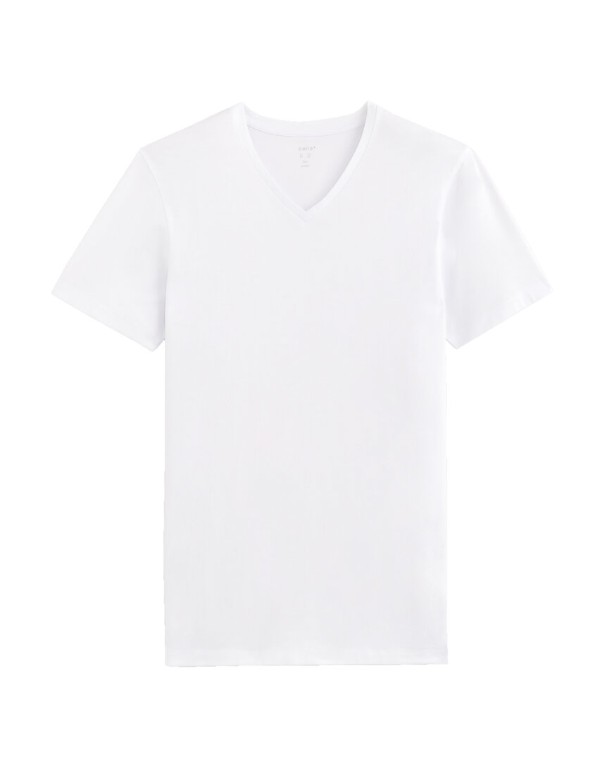 T-shirt Homme Off-White – Blanc Cassé – Taille S – 100% Coton – Basique – Occasion Très Bon état