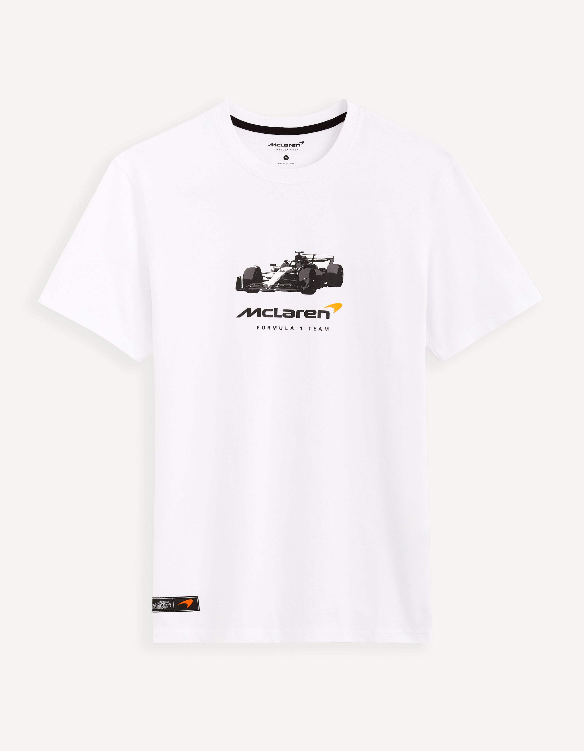 T-Shirt Homme McLaren Formula 1 - Logo Officiel - Coton - Coupe Classique - Pour Les Fans De F1