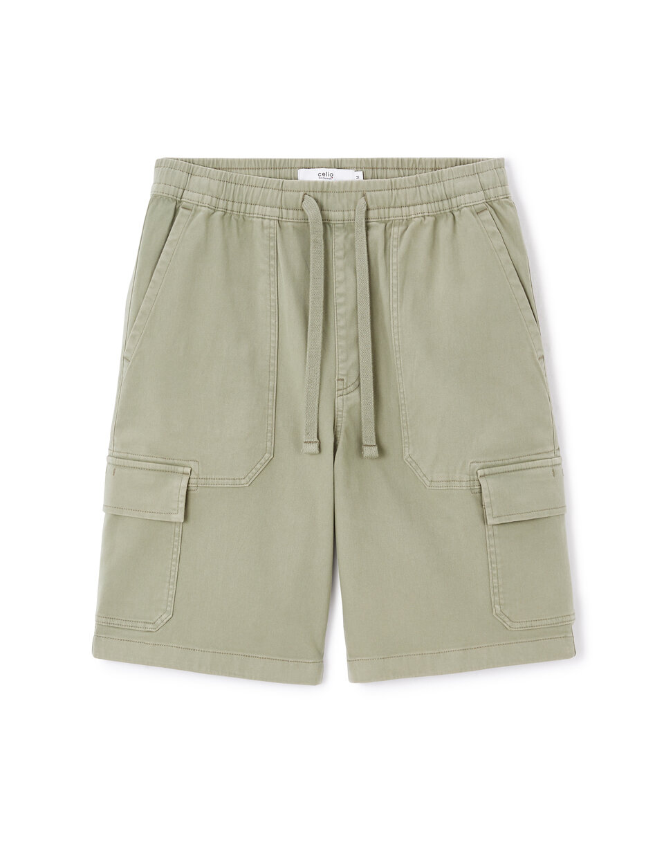 Bermuda Kaki Homme Taille XXL – Neuf Sans étiquettes, En Polyester-coton