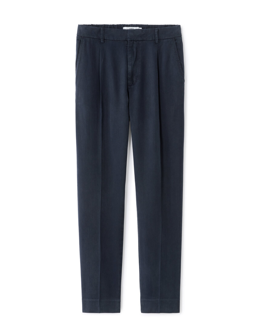 Pantalon Bleu Marine Celio – Taille W32 L33 – Stretch – Occasion Très Bon État