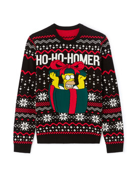 Pull De Noël Homer Simpson - 'C’est Le Moment Le Plus Merveilleux Pour Une Bière' - Sweat-shirt Noir Humoristique Pour Fans
