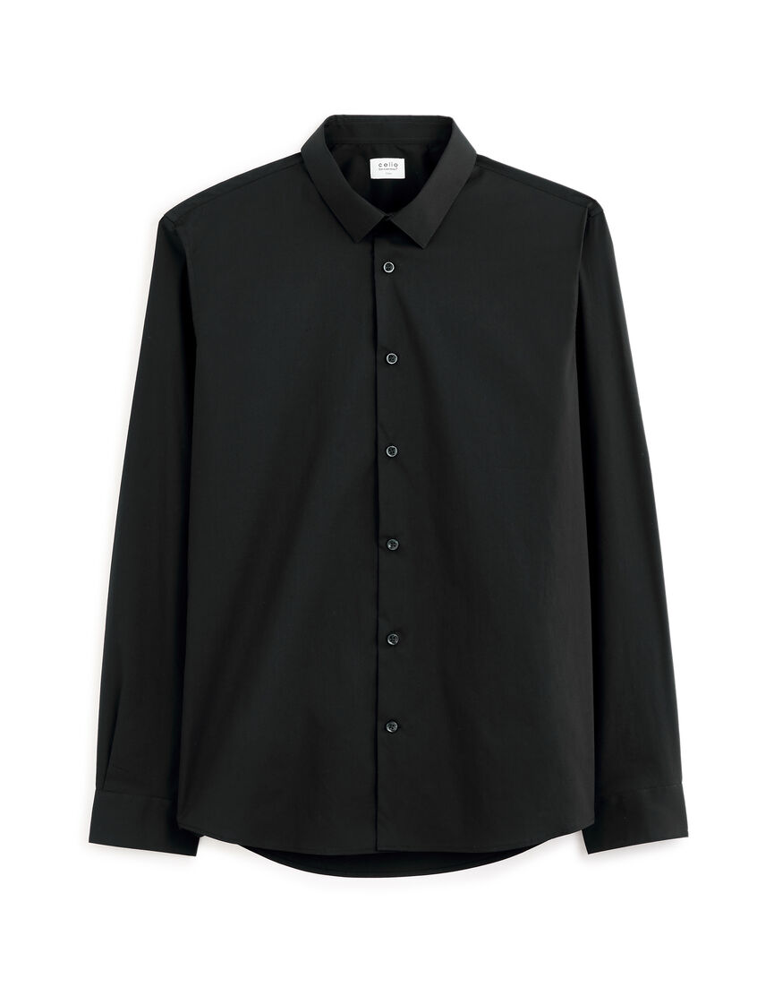 Chemise à taille élastiquée - Noir