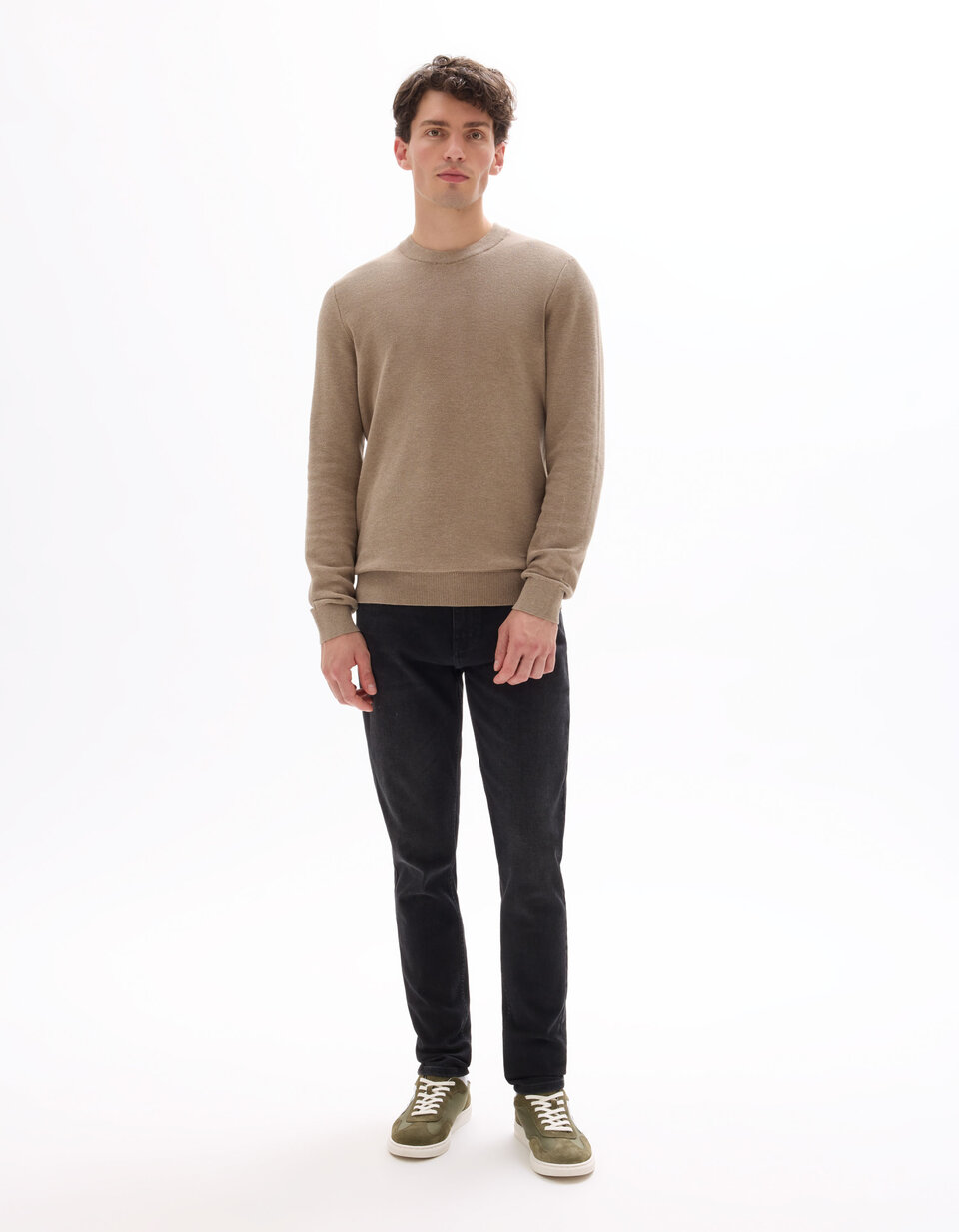 Pantalon cargo en coton mélangé en noir – Stone Island Pantalon cargo en coton mélangé en noir – Stone Island
