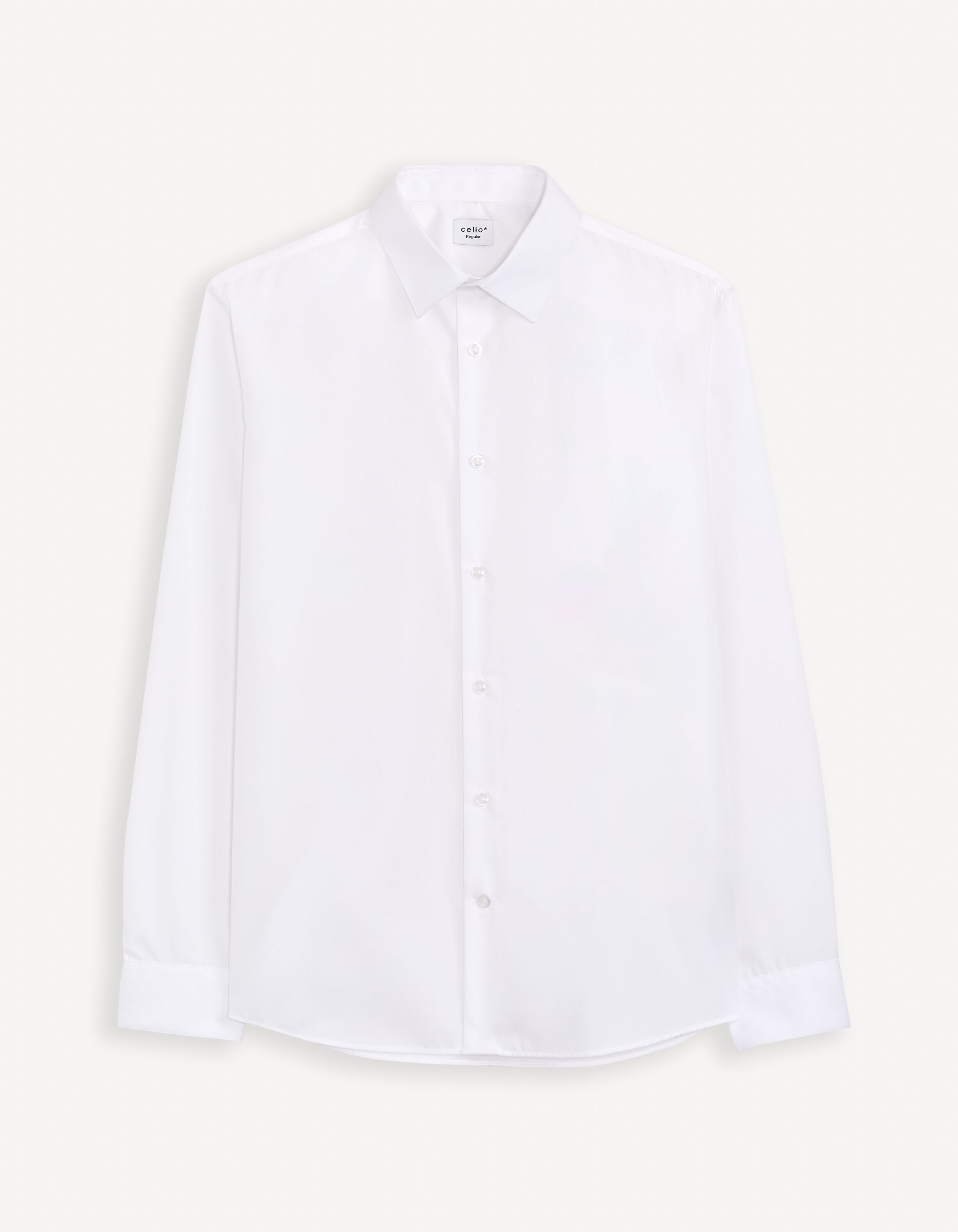 Chemise bouton de top manchette celio