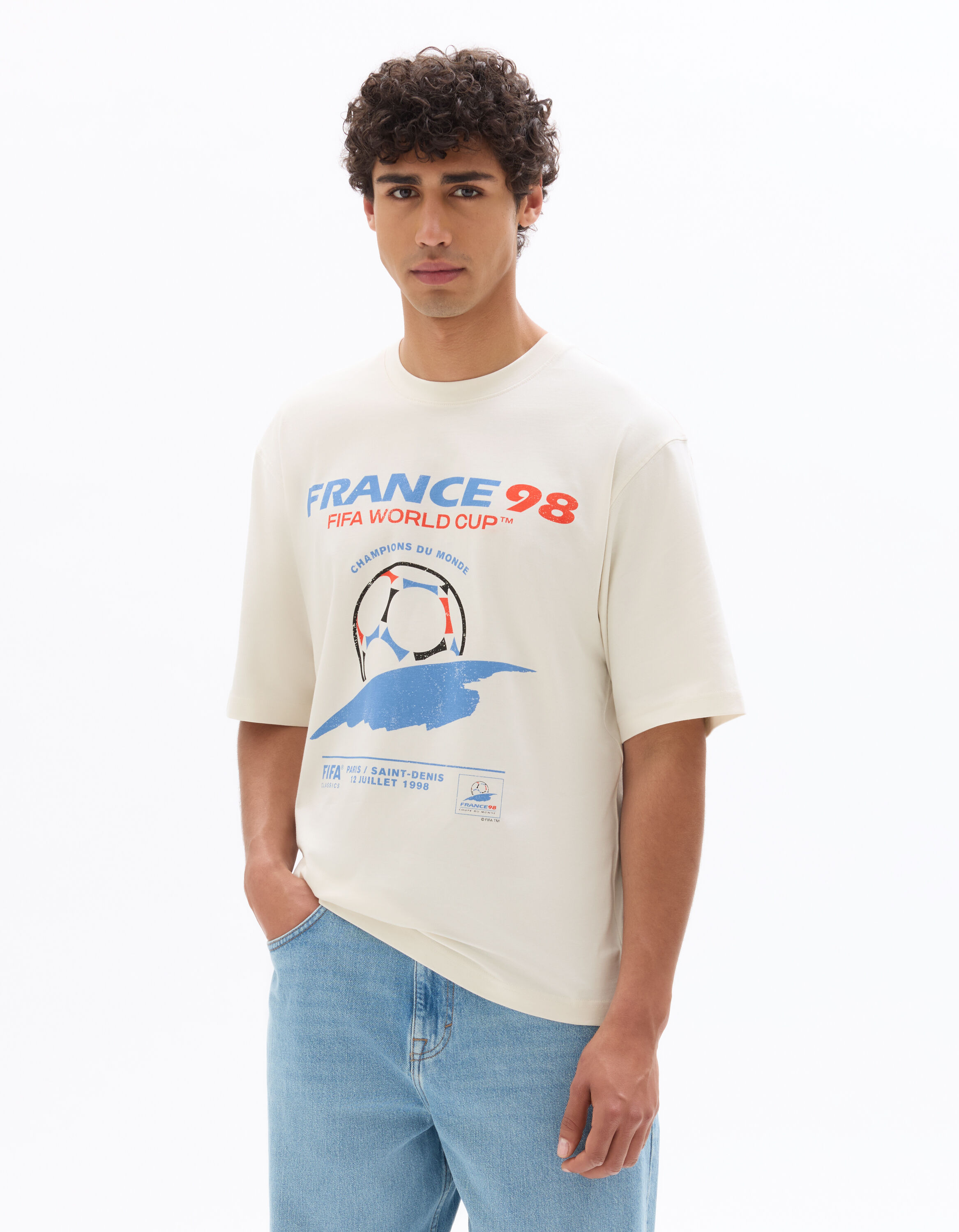 FIFA CLASSICS - FIFA WORLD CUP™ - Ecru T-shirt France 98 | celio