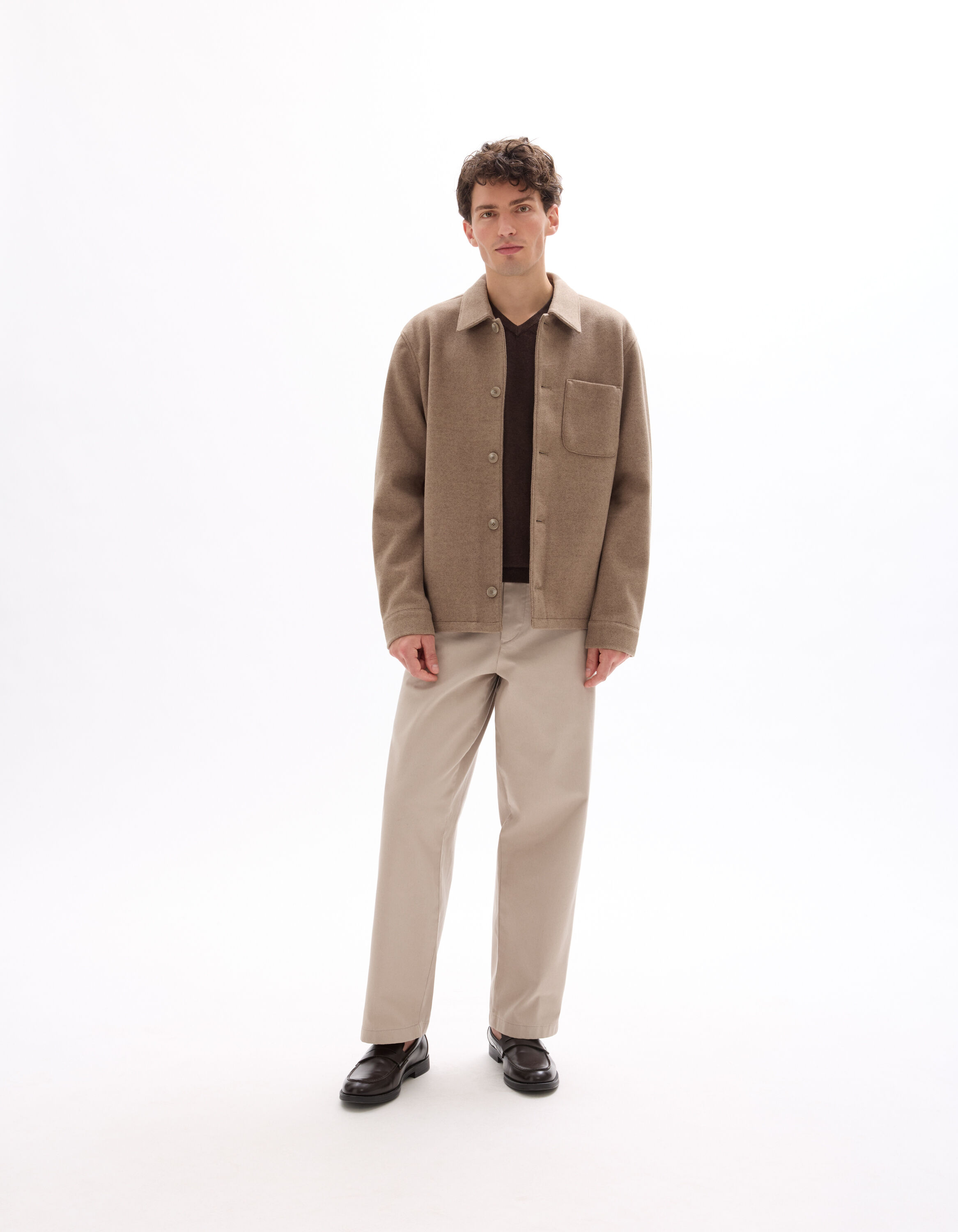 Pantalon Superposé NOOK – Marron Doublé – Taille 3 – Occasion Très Bon état – Style Vintage