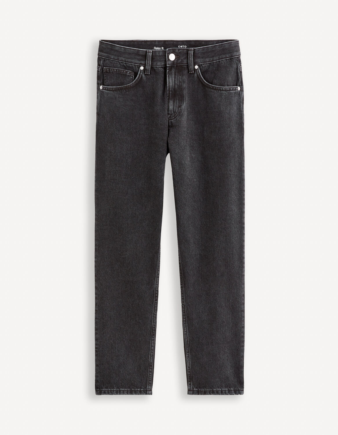 jeans c85 relax 100% coton - noir