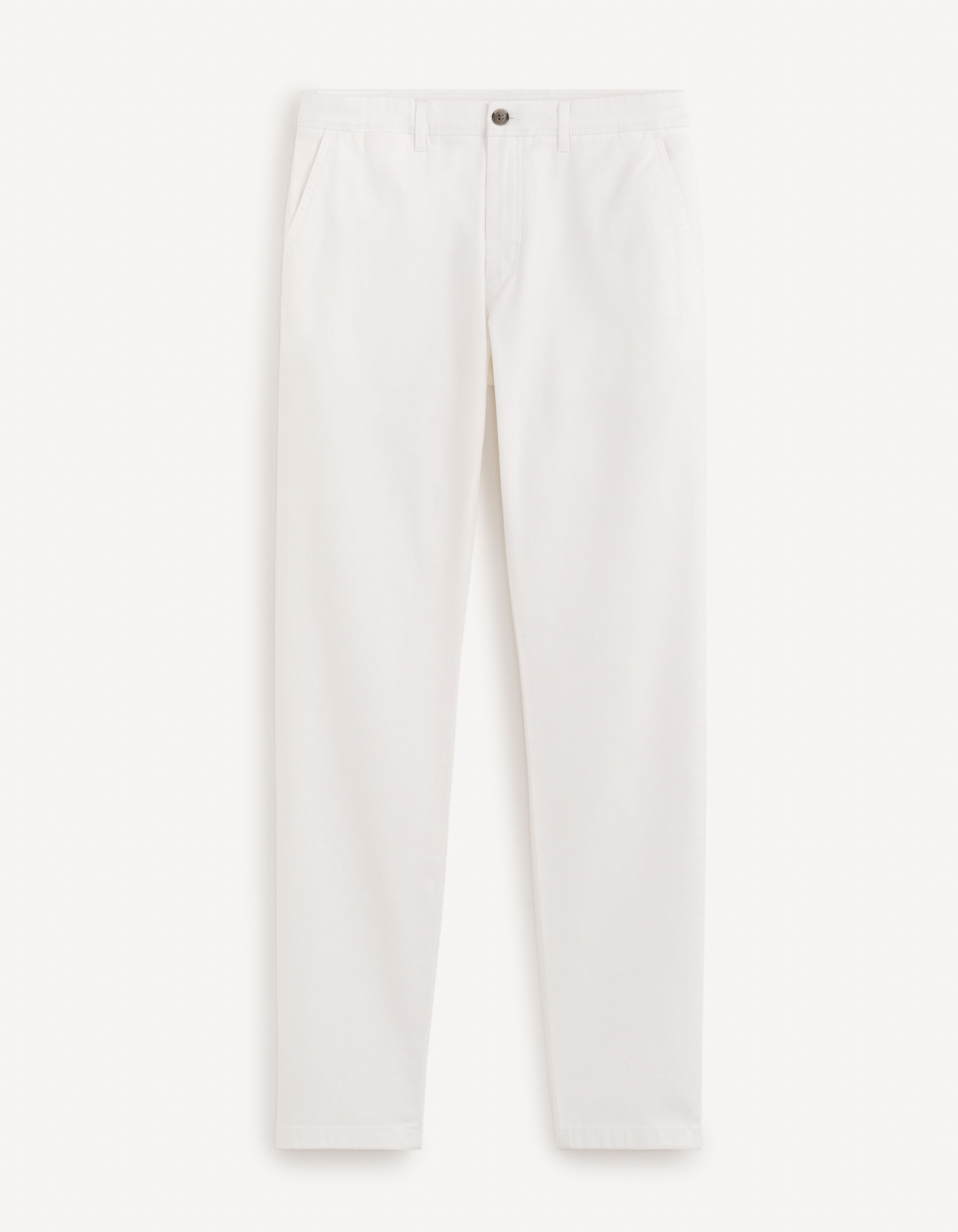 Pantalon chino slim blanc celio be normal